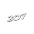 Peugeot 207 Bagaj Kapak Yazısı 207 Logo Amblem P207 8665PV