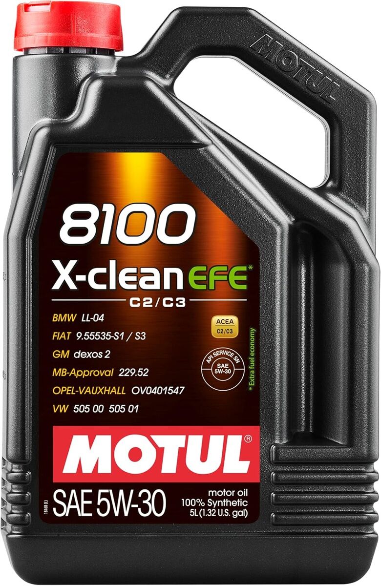Motul 8100 X-Clean EFE 5W-30 5 Litre Tam Sentetik Motor Yağı