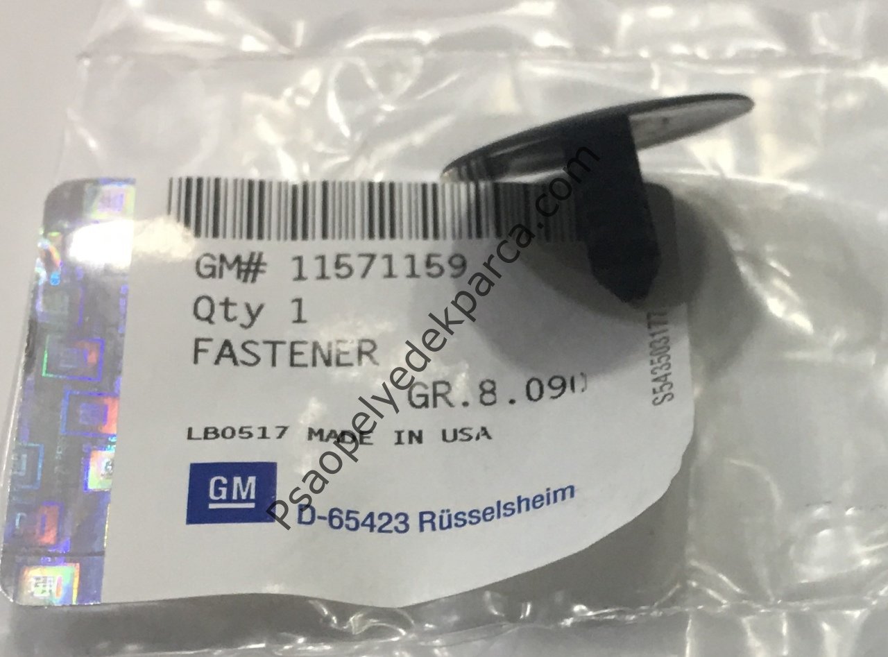 Chevrolet Cruze  Kaput İzalasyon Klipsi Orjinal Gm 11571159