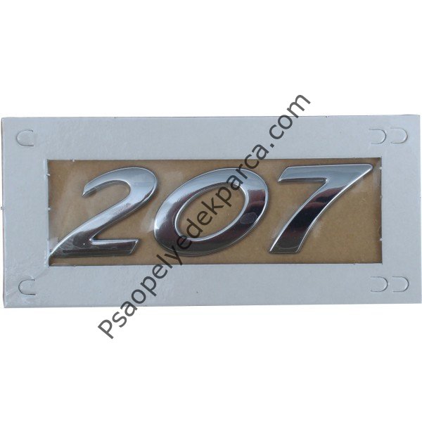 Peugeot 207 Bagaj Arması Orjinal 7810.Q3