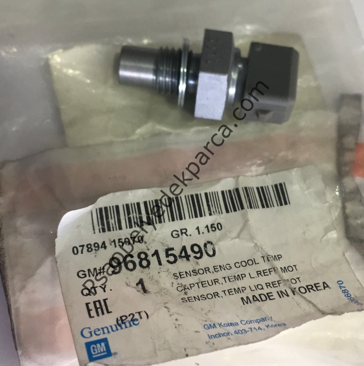 Chevrolet Aveo   Hararet Müşürü (Motor Sıcaklık Sensörü ) Orjinal 96815490