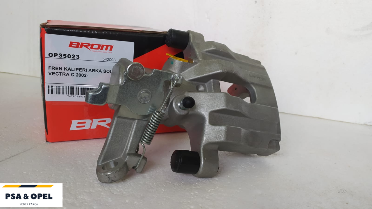 Opel Vectra C  Arka Fren Merkezi (Arka sol Kaliper) Sol Taraf İthal Ürün 542093