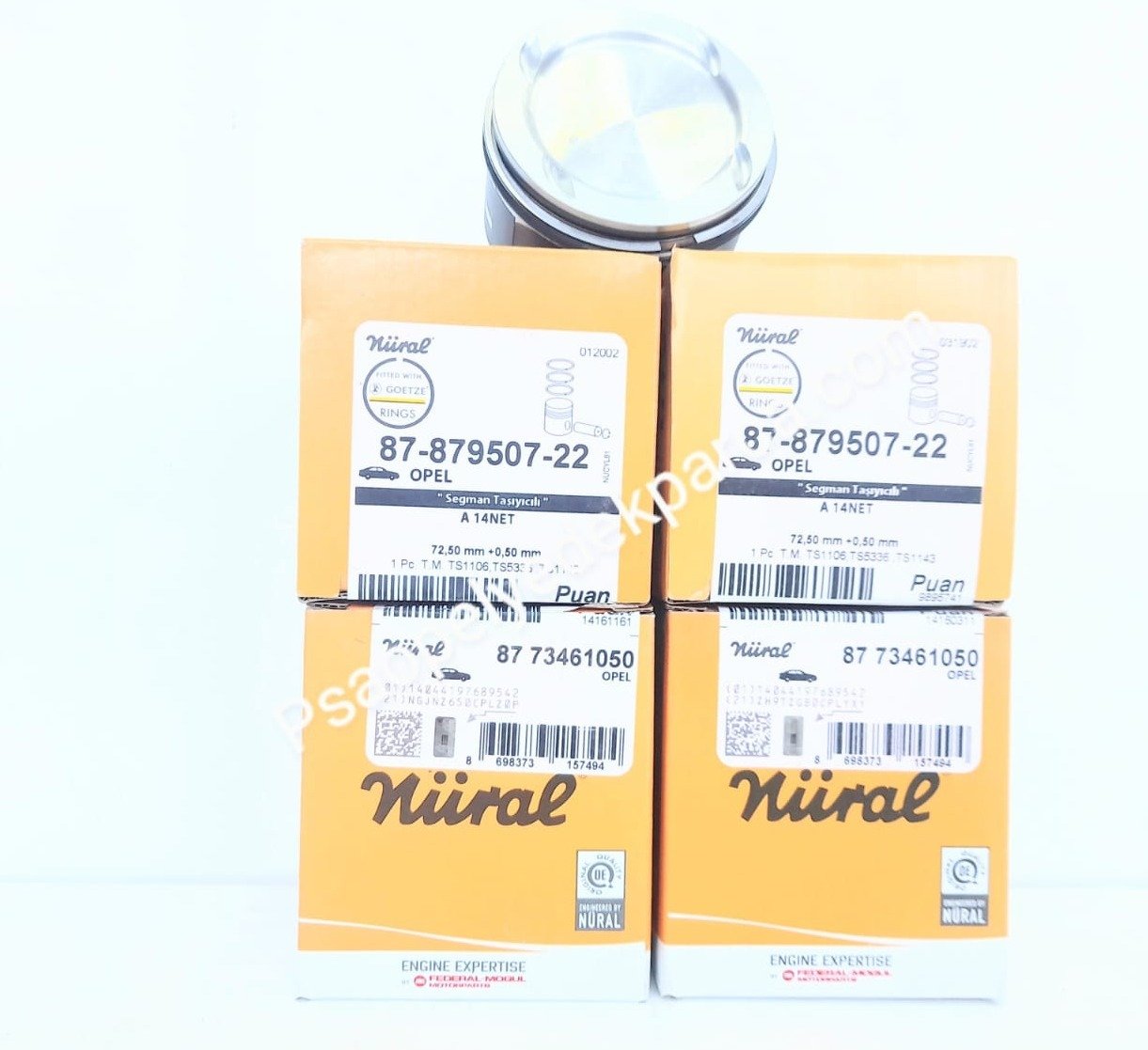 Opel Astra J  A14NET Piston Segman Takımı 72,50 MM 050 Göetze&Nüral  8773461050000G