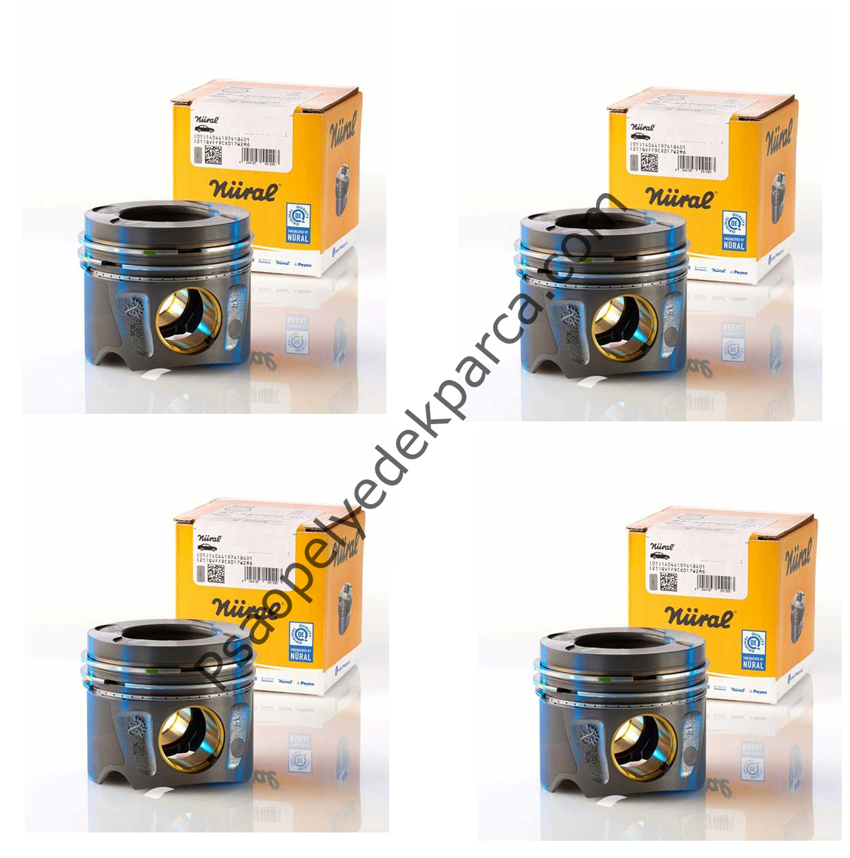 Peugeot 307 1.6 Hdi Dizel Euro 4 Motor Piston Segman Takımı Standart Std Goetze Nüral Orjinal 4 Adet Takım Set
