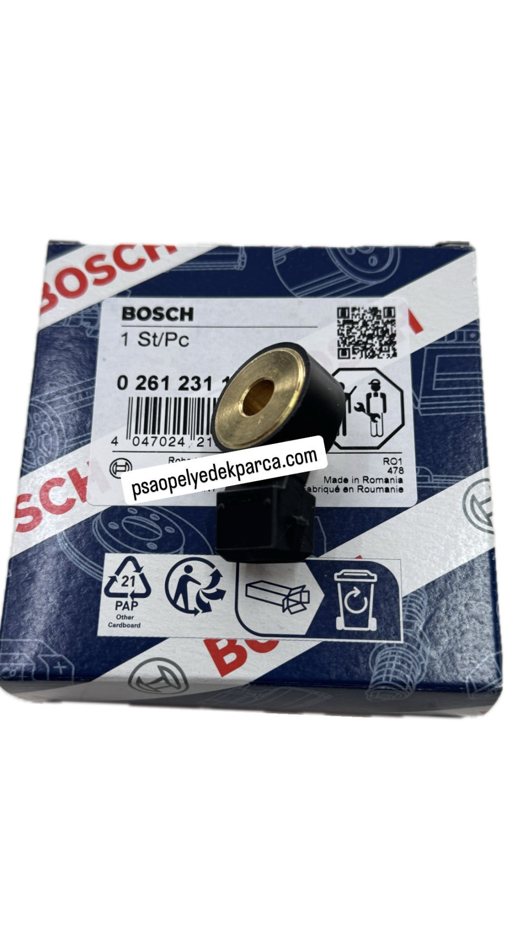 Peugeot 307 Vuruntu Sensörü Bosch Marka Orjinal 0261231188