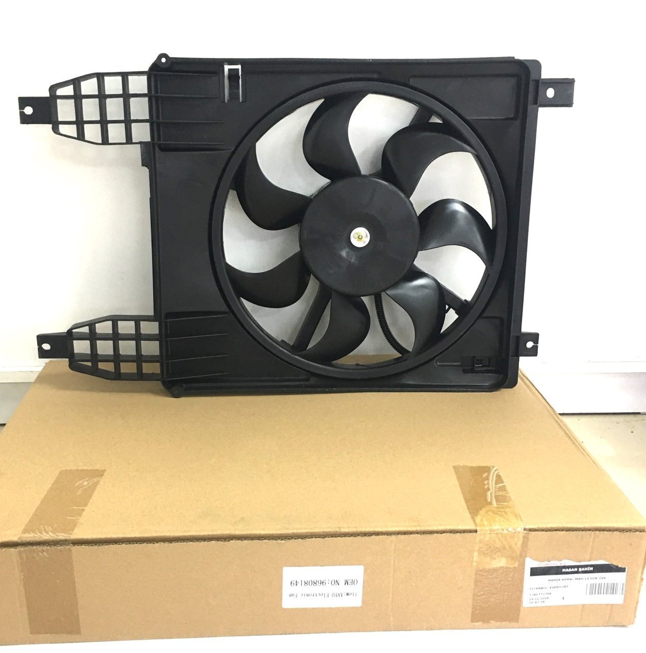 Chevrolet Aveo Fan Motoru davlumbazlı Komple Yansanayi