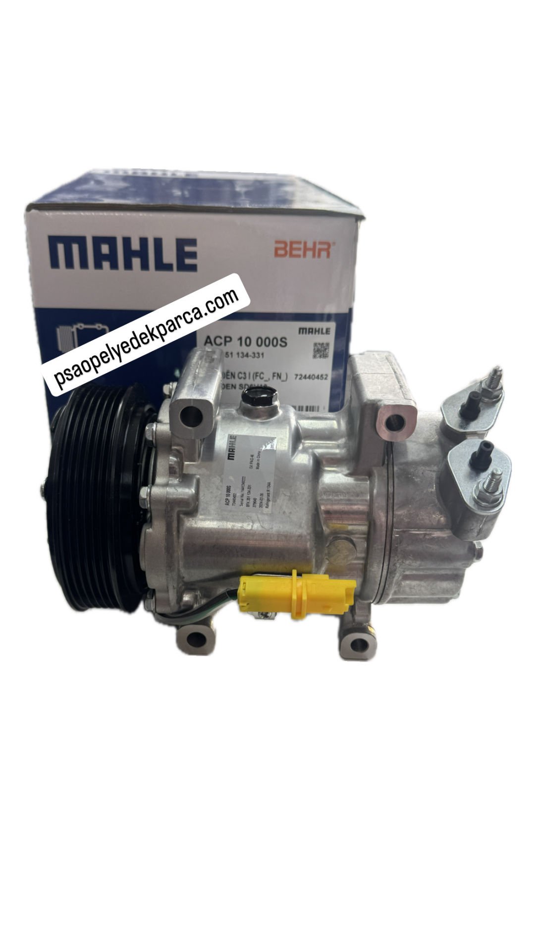 KLIMA KOMPRESORU CITROEN C2 C3 PEUGEOT 206 307 PARTNER 14I 14 HDI 16 16V 16 HDI 20 16V 00- ET3J4 DV4TD TU5JP4 DV6TED4 EW10J4