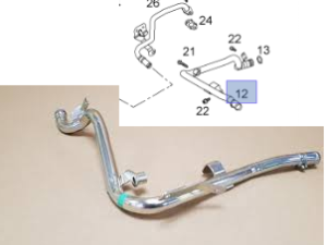 Opel Astra H  Termostat Borusu 1.3 CDTI  Motor 6338063
