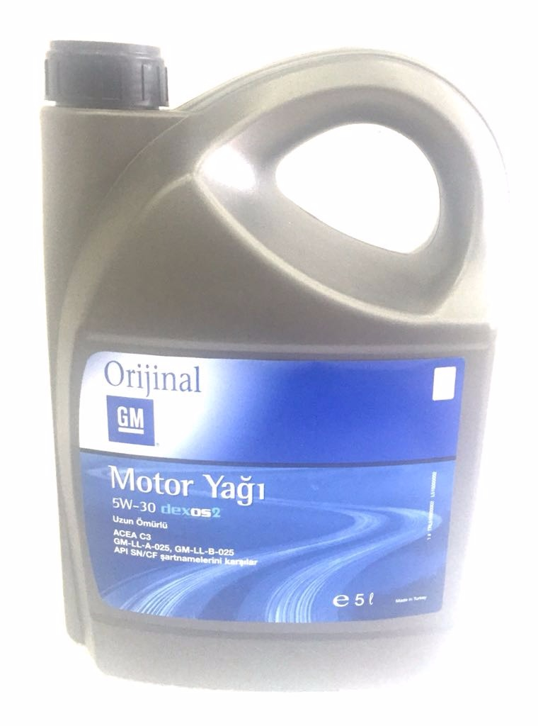 Opel Astra J Opel Meriva  5W30 Dexos2 5LT Tam Sentetik Motor Yağı