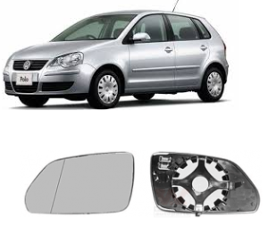 Volkswagen Polo Isıtmalı  Dış Dikiz Ayna Camı Elektrikli Sol Taraf VM377AGHL
