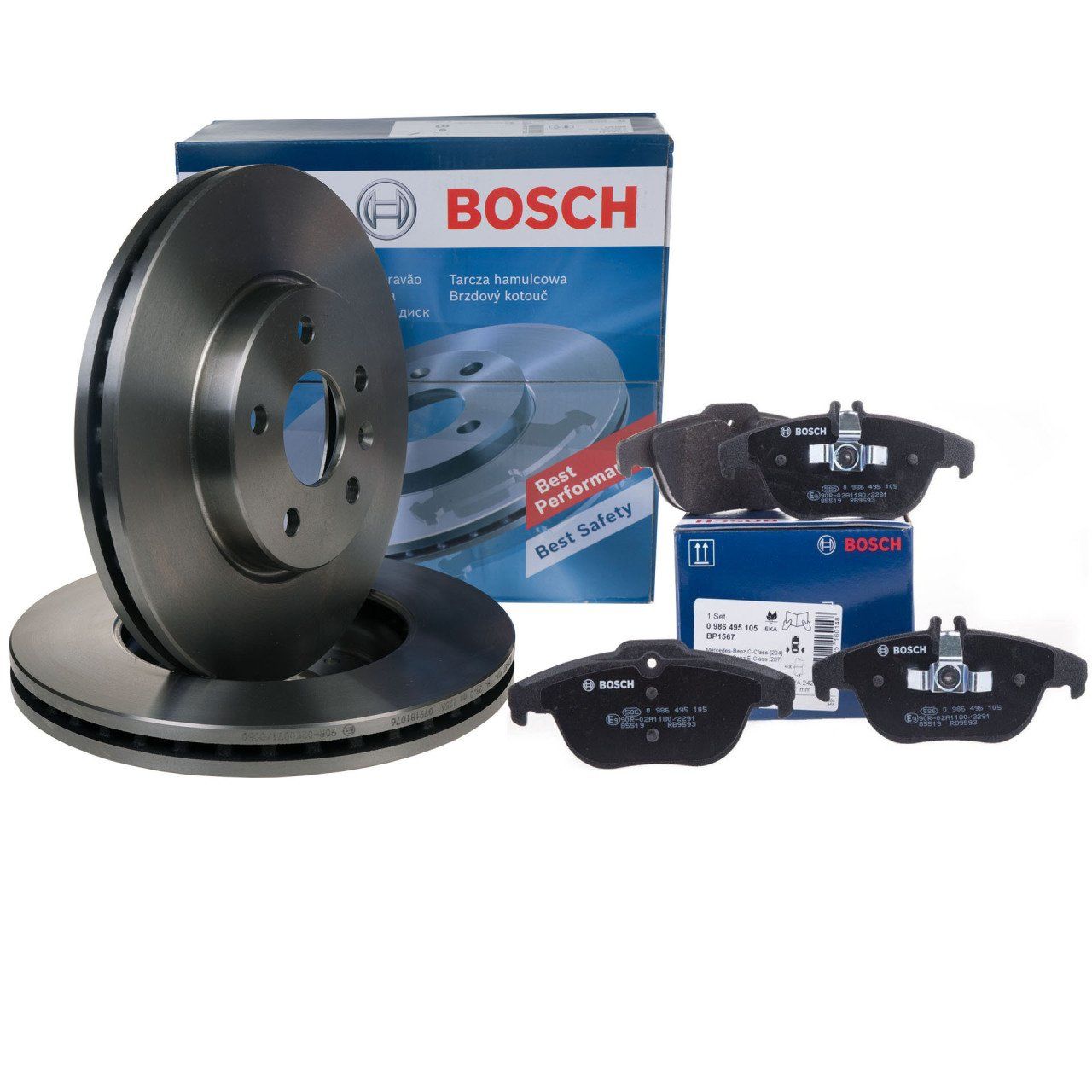 Peugeot 5008 Ön Fren Disk Ve Balata Takımı Bosch Marka Alman Ürünü