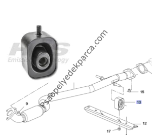 Opel Astra J Egsoz Askı Lastiği