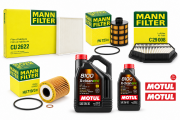 MANN FİLTRE | Chevrolet Captiva C100 2.0 Dizel Bakım Seti + 6 Litre Motul 8100 X-clean 5W30 |