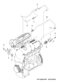 Chevrolet Kalos 1.2 .8V Motor Su Giriş Kapağı (Termostat Kapağı) Orjinal 96666227 (Su Filanşı )