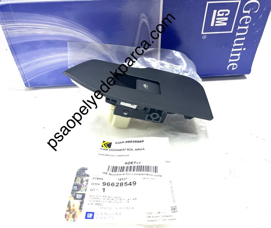 Chevrolet Captiva Sol arka Kapı Cam Açma Dügmesi 96628549