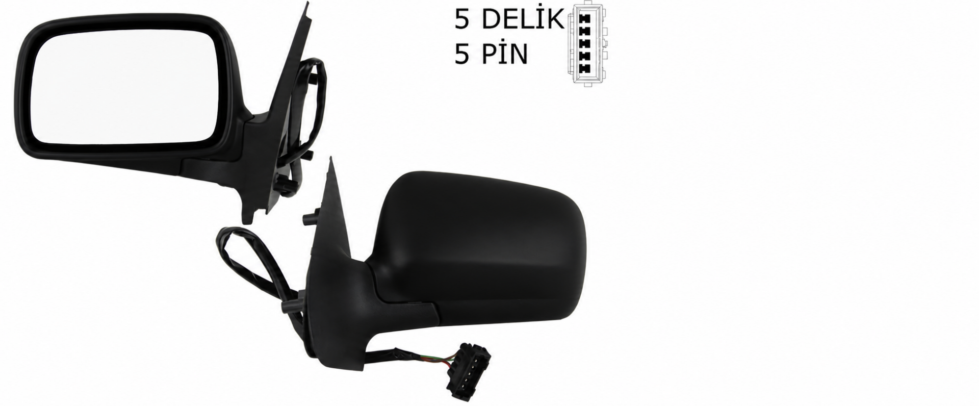 VW Polo Classic Komple Sol Ayna Elektrikli Isıtmalı 6K1857507