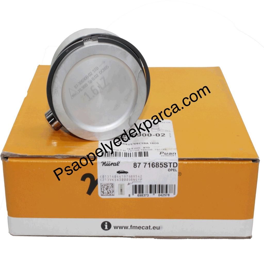 Opel Astra G X16SZR Piston Segman Std 1.6 8 Valf Motorlar Nural Gootze Marka 877168500