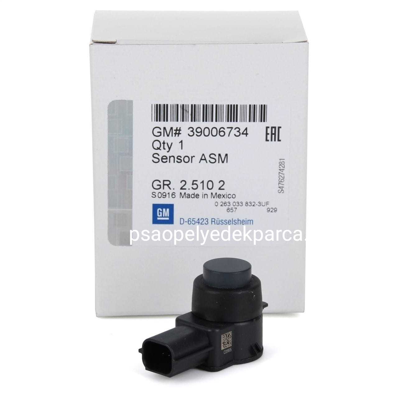 Opel Astra J Park Sensörü Ön Ve Arka Tampon Sensörü Orjinal  GM  39006734