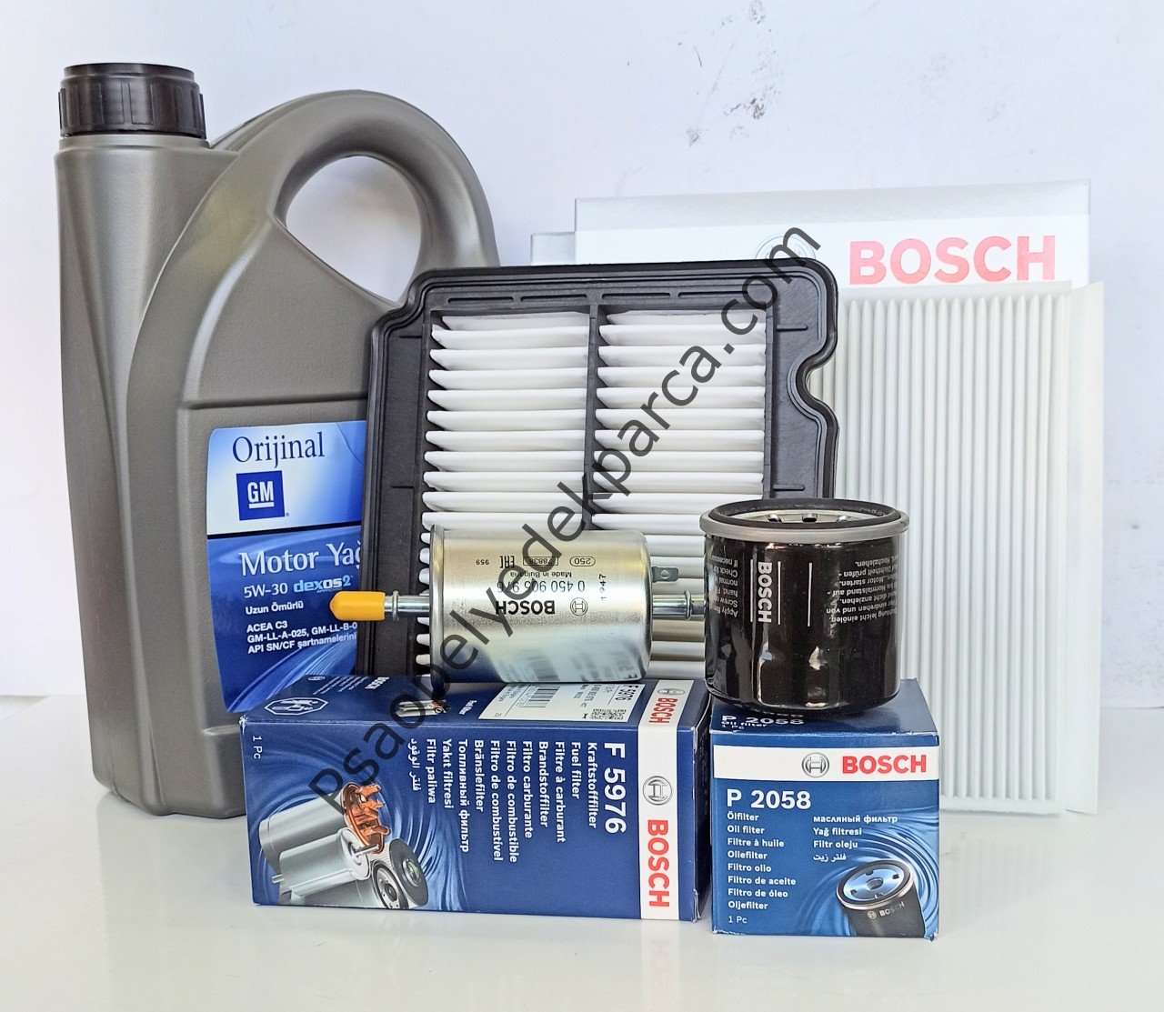Chevrolet Aveo  Bakım Seti 1,2 8Valf Araçlar GM Yağlı Bosch
