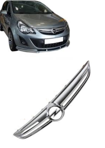 Opel Corsa D  Ön Panjur Opel Amblemi Krom 2011 Model Sonrası