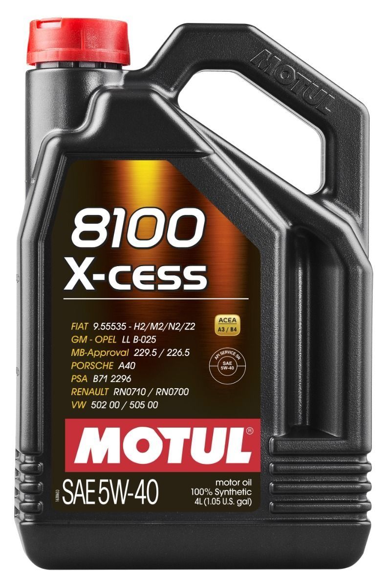 Motul 8100 X-cess 5w/40 4 Lt 8100 X-cess 5w/40 4 Lt