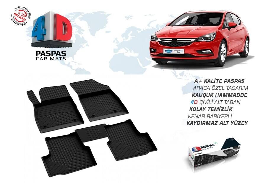 OPEL ASTRA K 4D HAVUZLU PASPAS OMSA