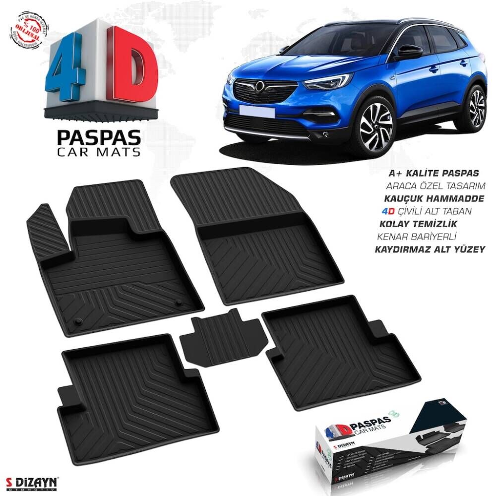 OPEL GRANDLAND X 4D HAVUZLU PASPAS OMSA