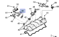 Chevrolet Captiva C100 Adaptör Valf Contası  96440316